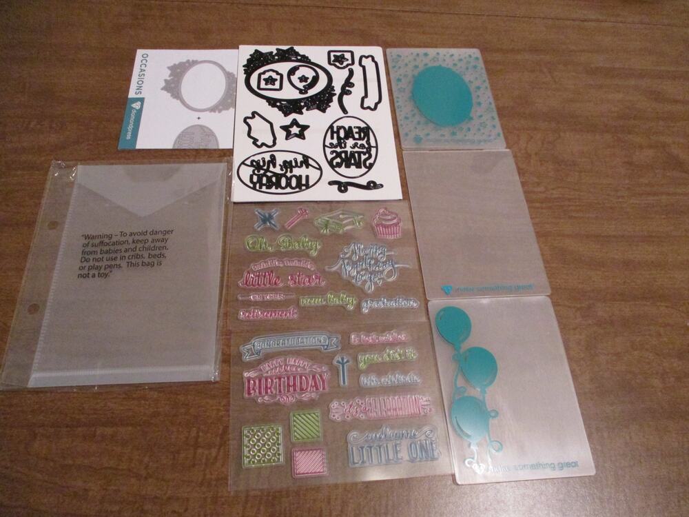 DIAMOND PRESS OCCASIONS STAMP DIE MASK SET